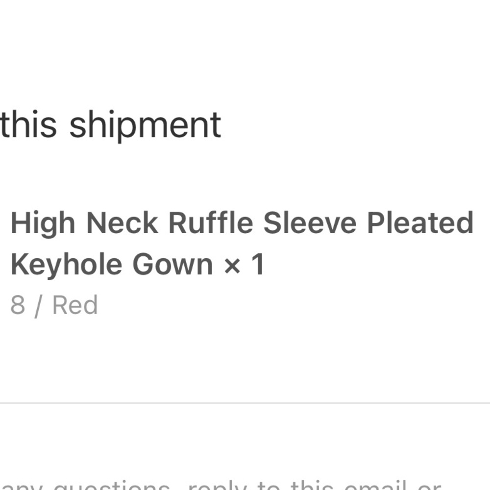 MAC DUGGAL RED KEYHOLE RUFFLE PLEATED GOWN - Picture 4 of 4